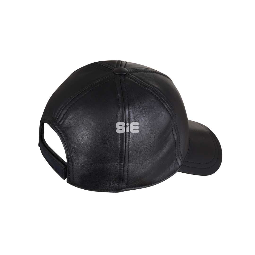 Baseball Leather Cap - Men's