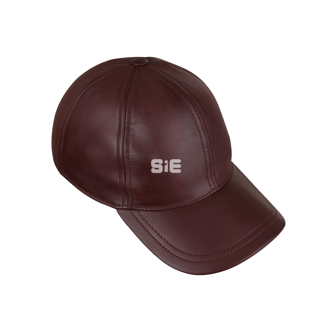 Baseball Leather Cap - Men's