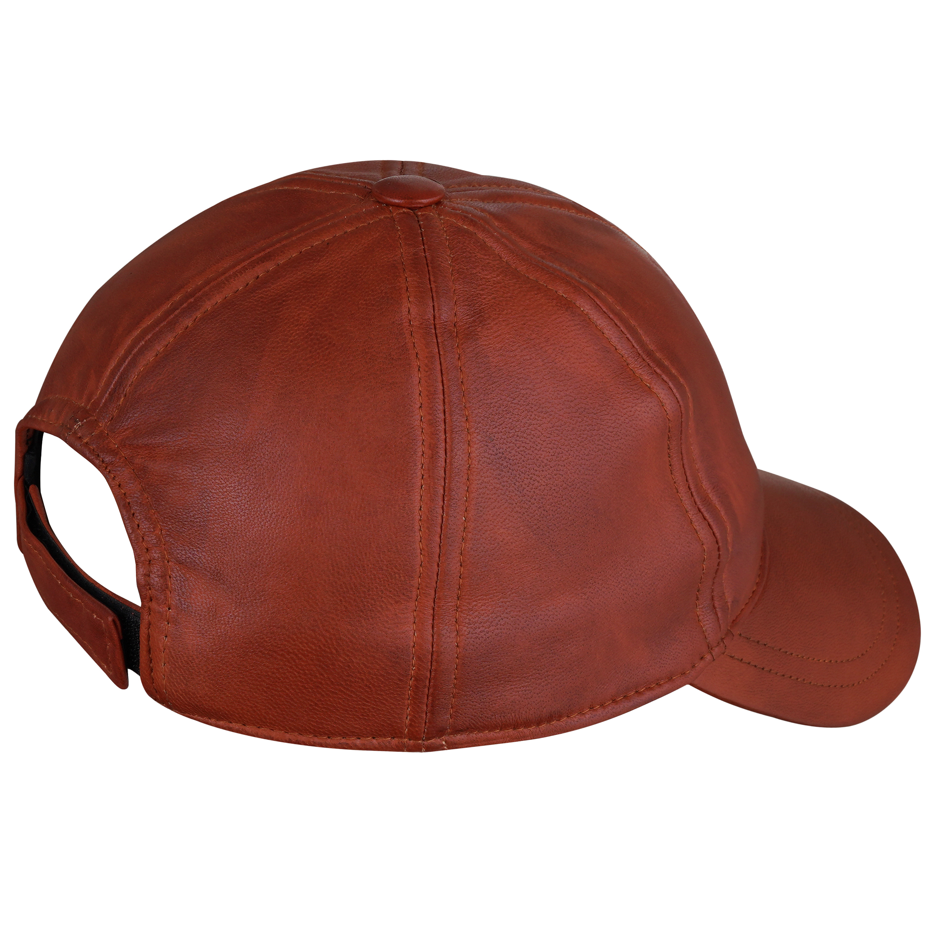 Baseball Leather Cap - Men's
