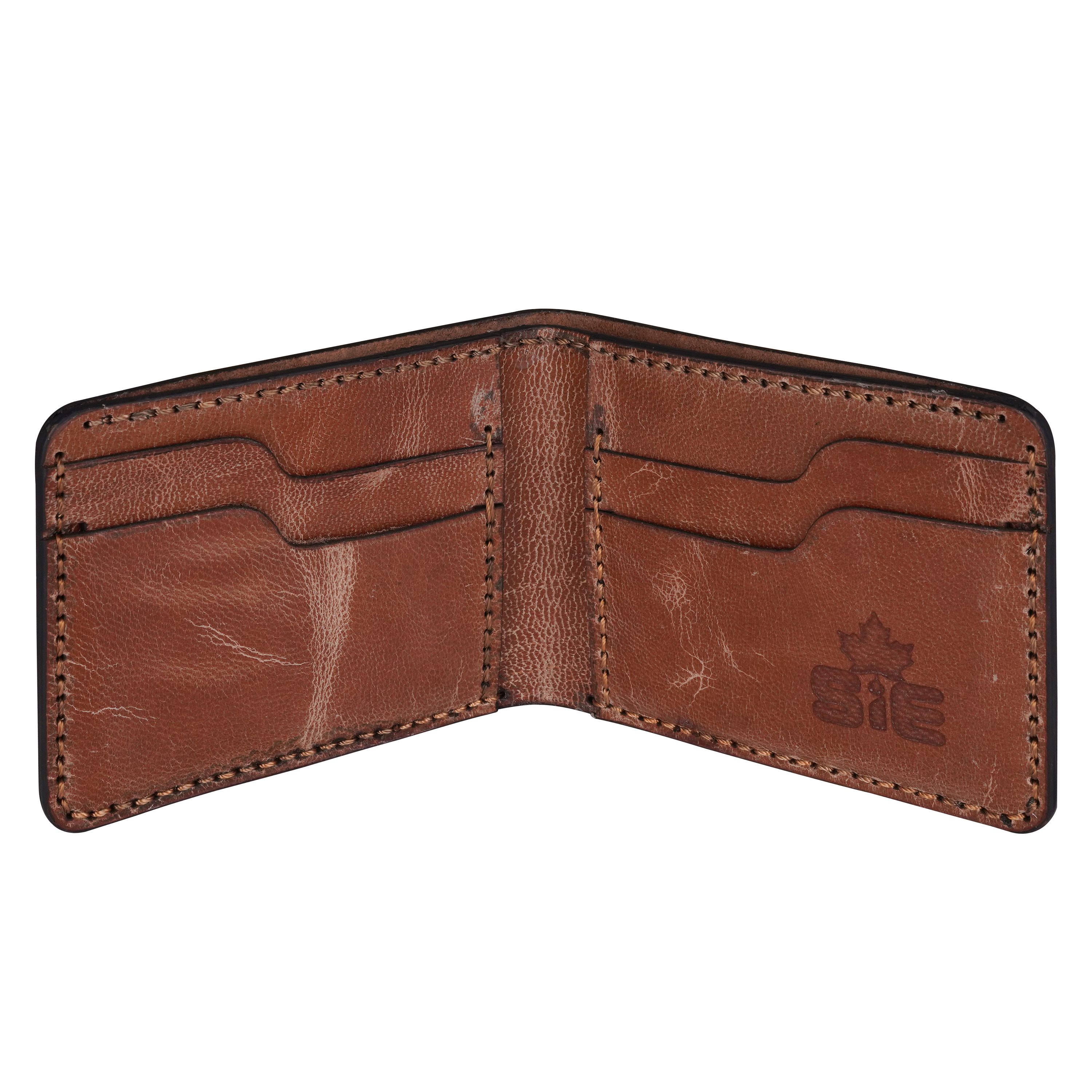 Hair-on Handmade Wallet Brown - Men's