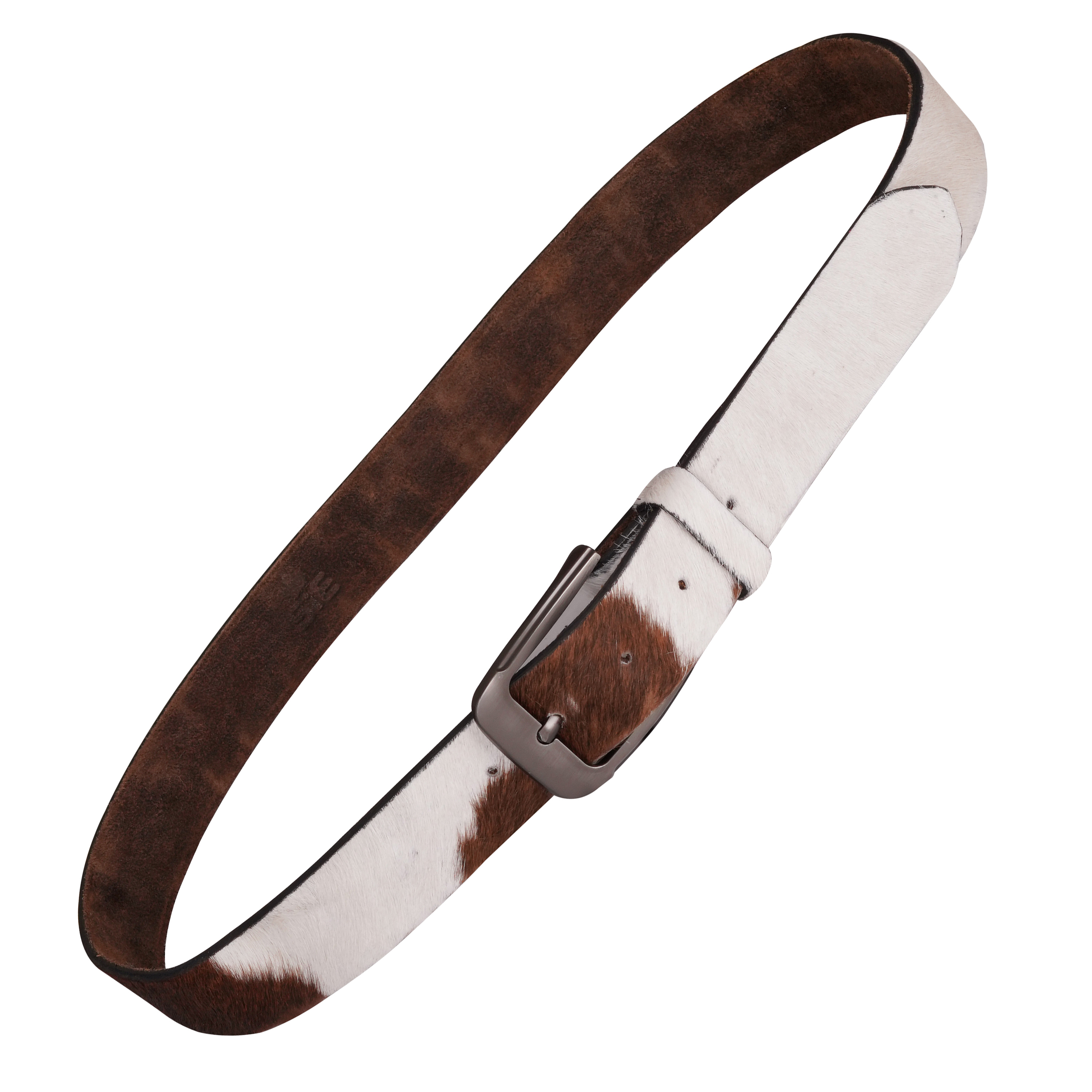 Hair-on Leather Belt - Men's